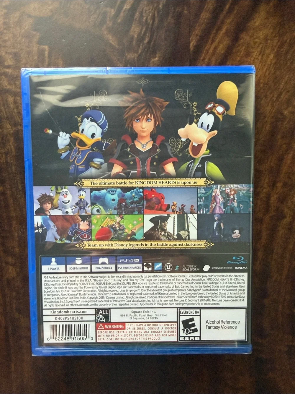 Kingdom Hearts III PS4 Game